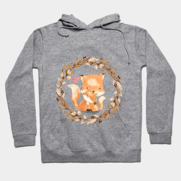 Foxes Hoodie by Designz4U